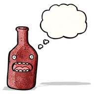 cartoon bottle with face N2