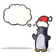 Cartoon penguin N26