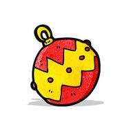 Cartoon Christmas Bauble N43