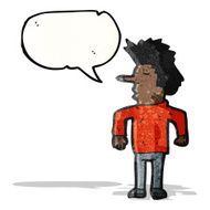 nosey man cartoon