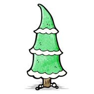 Cartoon Christmas Tree N40