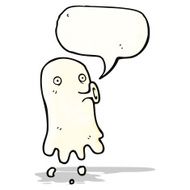 spooky ghost cartoon N10