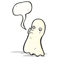 spooky ghost cartoon N12