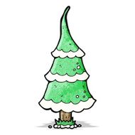 Cartoon Christmas Tree N43