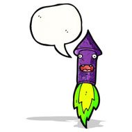 Cartoon Firework Rocket N11