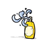cartoon aerosol can N6