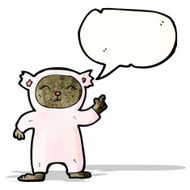 cartoon child in bear costume