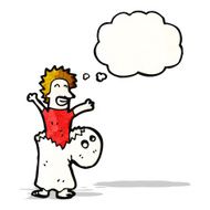 cartoon man in ghost costume