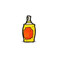 cartoon aerosol can N7