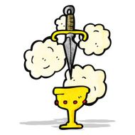 cup and dagger cartoon N3