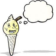 Cartoon Ice Cream Cone N55