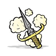 Cartoon Dagger N10