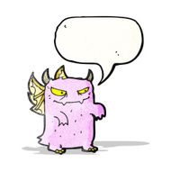 cartoon little monster N26