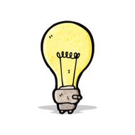 Cartoon Light Bulb N69