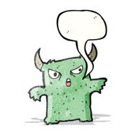 cartoon little monster N27