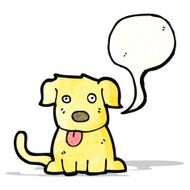 cartoon little dog N41
