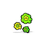 cartoon green puffs of smoke