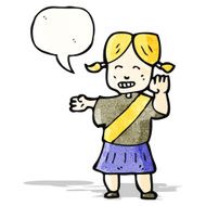 cartoon girl guide N3