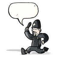 Cartoon Policeman N7