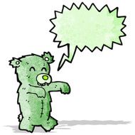 zombie teddy bear cartoon