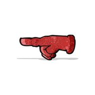 pointing glove cartoon
