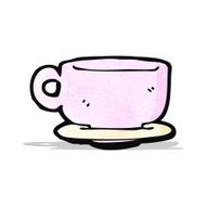 cartoon teacup N6