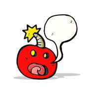 crazy bomb with speech bubble N3