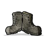 cartoon leather boots