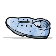 cartoon blue shoe