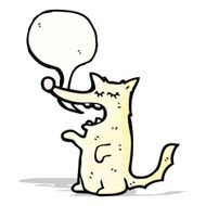 little dog talking cartoon