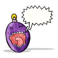 shrieking christmas baulbe cartoon