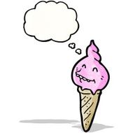 Cartoon Ice Cream Cone N57