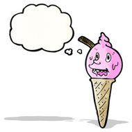 Cartoon Ice Cream Cone N58