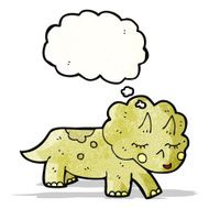 cartoon triceratops