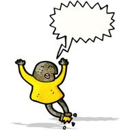 cartoon man clicking heels