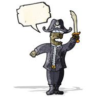 Cartoon Pirate Captain N22