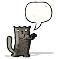 Black Cat Cartoon N24
