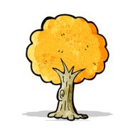 cartoon tree in fall N8