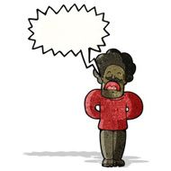 cartoon shouting mustache man