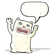 cartoon fierce animal