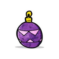 Cartoon Christmas Bauble N48