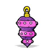 Cartoon Christmas Bauble N50