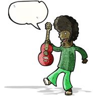 Cartoon Guitar Player N4