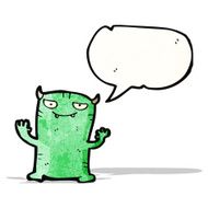 cartoon little monster N28