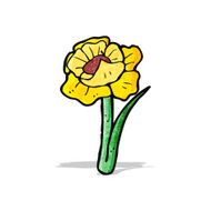 cartoon flower N95