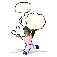 cartoon man carrying cloud N3