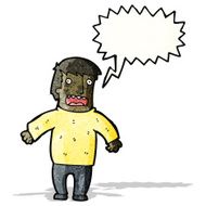 cartoon man with speech bubble N15