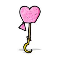 love hooked cartoon