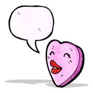cartoon happy love heart