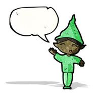 Cartoon Christmas Elf N54